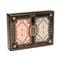 KEM Narrow Jumbo Paisley Red & Blue Playing Cards
